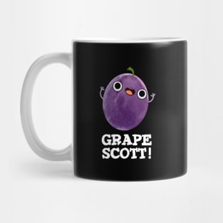 Grape Scott Cute Fruit Grape PUn Mug